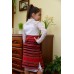 Embroidered Skirt+Underskirt+Belt for little girl "Light of Carpathians"